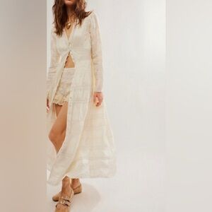 LoveShackFancy Ellitia Victoria lace maxi dress